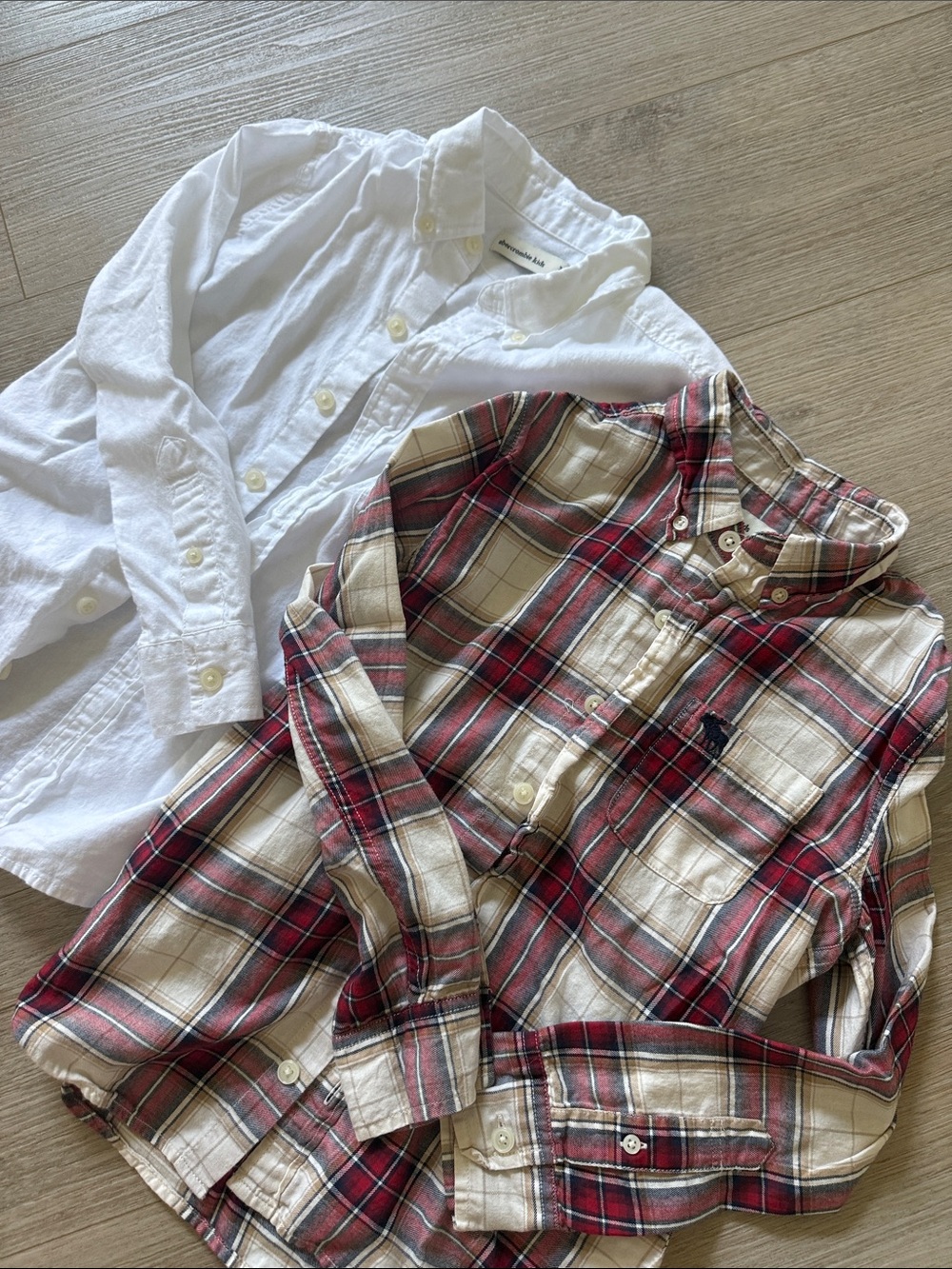 Abercrombie  Kids Red Button Down Shirts